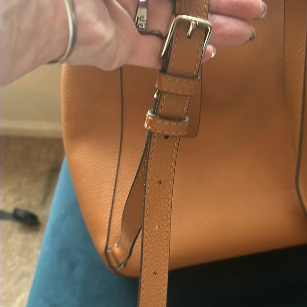 **NWOT** Kate Spade Large Brown Leather Backpack - Picture 6 of 6